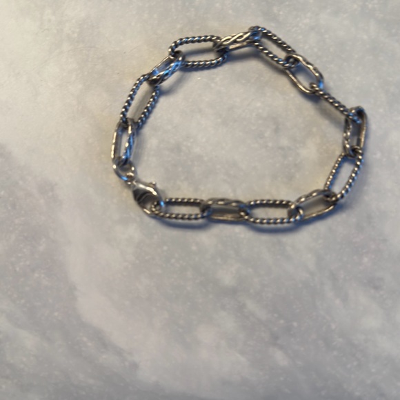 Sterling Silver Chain Bracelet New - Picture 2 of 6
